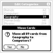 Move Cards dialog