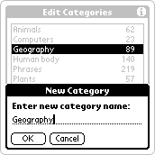 Enter new category name