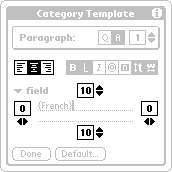 Paragraph justification and indentation controls