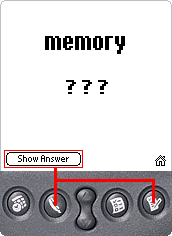Press button #2 or #4 to show the answer