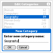 Enter new category name
